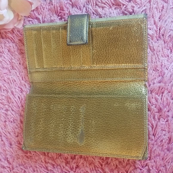 GUCCI Princy Gold Ribbon GG Monogram Long Wallet - Picture 5 of 8